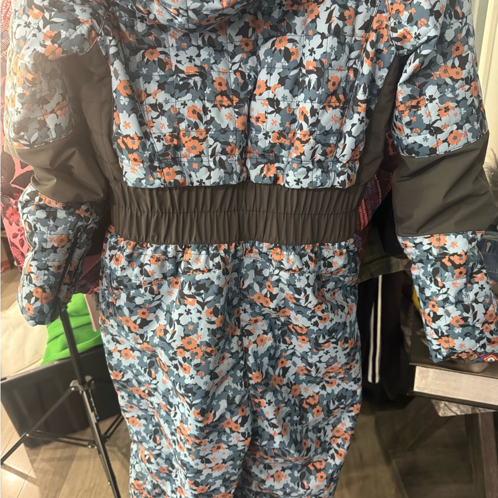 FP Movement by Free People Blue Floral Ski Jacket - Picture 5 of 11
